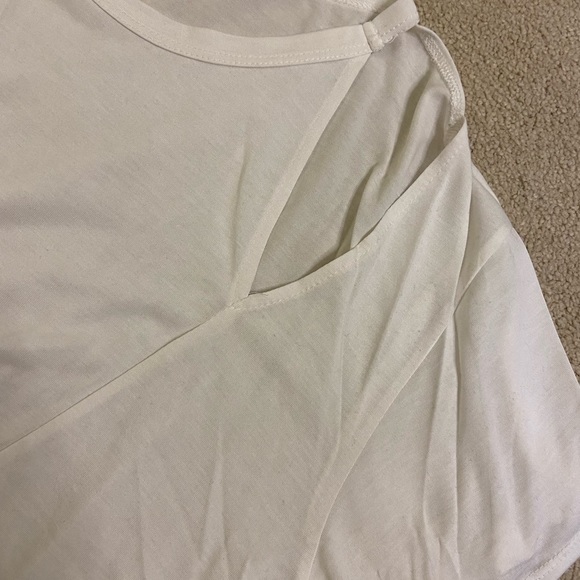 LNA T shirt with cut outs - worn once - good condition - Picture 3 of 4